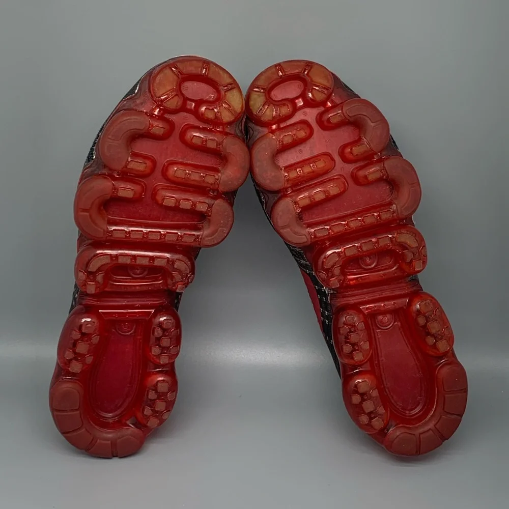 Nike Air Vapormax Flyknit Dark Team Red / Black‎ Men's Sz 10